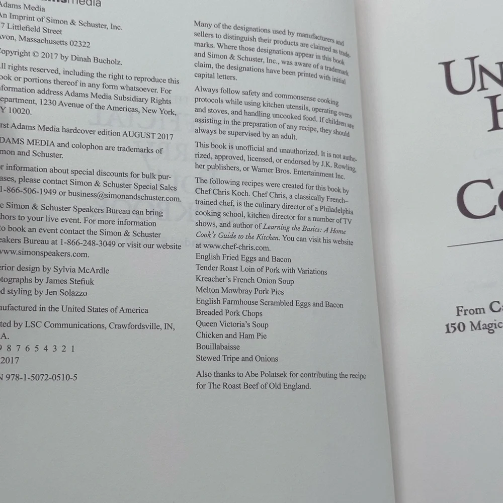 The Unofficial Harry Potter Cookbook - Expanded Edition by Dinah Bucholz